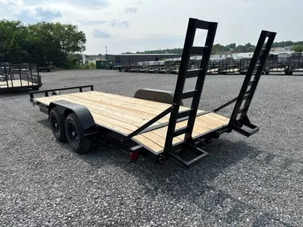 Carry On 7 x 18 Low Profile Equipment Trailer Ladder Ramps - Image 2