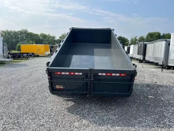 Covered Wagon 6 x 12 Prospector Dump Trailer Ladder Ramps - Image 6