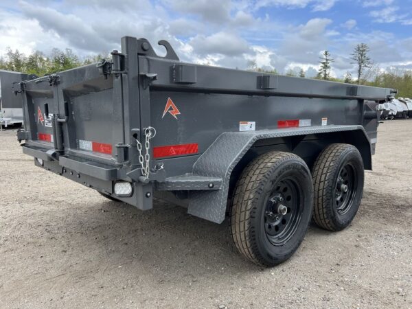2024 RawMaxx 5X10 7K Powder Coated Dump Trailer - Image 6