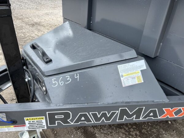 2024 RawMaxx 5X10 7K Powder Coated Dump Trailer - Image 20