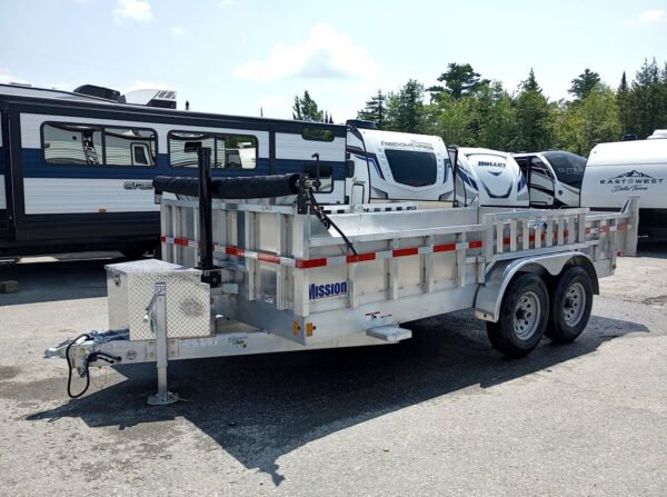 2025 Mission Trailers 7x16 14K Aluminum Hydraulic Dump - Image 6
