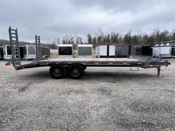 2024 Diamond C 8.5x20 20K Deckover Equipment Trailer w/ 72” Flip Knee Ramps - Image 3
