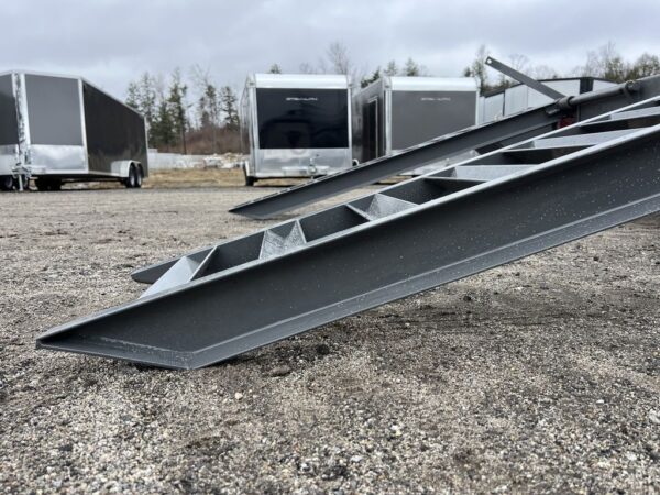 2024 Diamond C 8.5x20 20K Deckover Equipment Trailer w/ 72” Flip Knee Ramps - Image 5