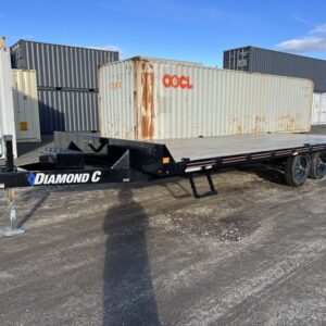 2024 Diamond C 8.5x22 7K Deckover Trailer w/Slide In Ramps