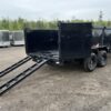 2024 RawMaxx Trailers 7X16 14K Powder Coated Dump w/ Tarp Kit - Image 10