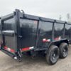 2024 RawMaxx Trailers 7X16 14K Powder Coated Dump w/ Tarp Kit - Image 5
