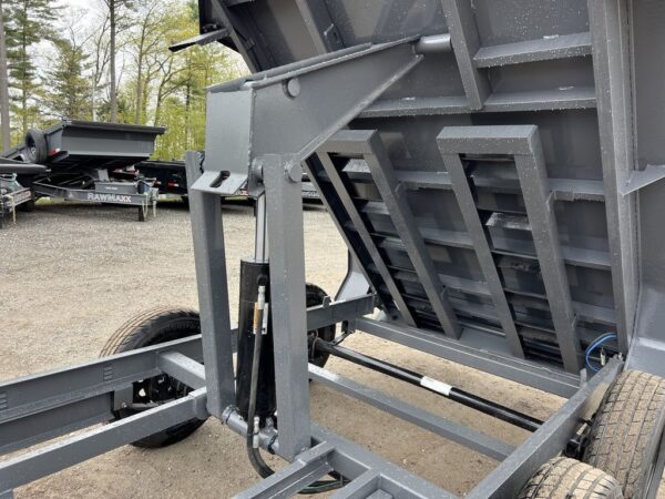 2024 RawMaxx 5X10 7K Powder Coated Dump Trailer - Image 14