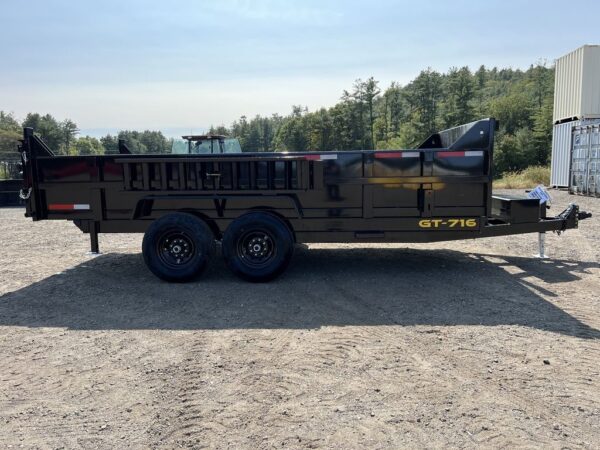 2024 Griffin Trailers 7x16 14K Telescopic Dump Trailer w/Ramps - Image 5