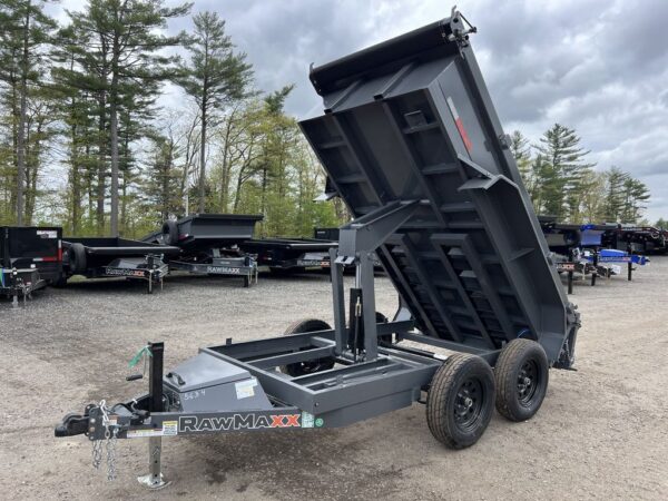 2024 RawMaxx 5X10 7K Powder Coated Dump Trailer - Image 15