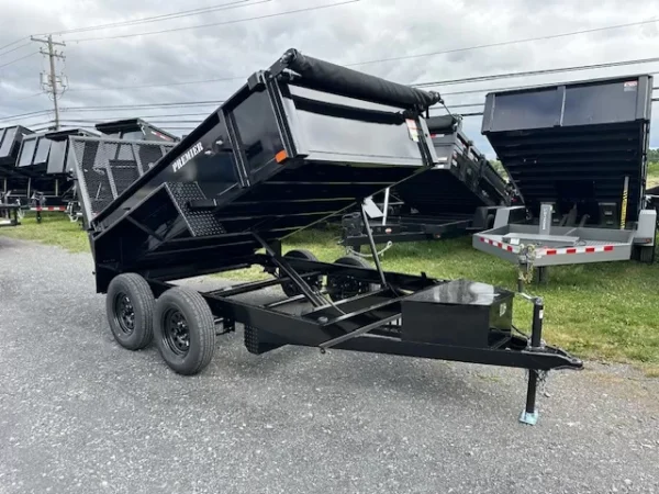 Premier 6 x 10 Low Profile Dump Trailer Landscape Ramp