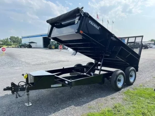 Premier 6 x 12 Low Profile Dump Trailer Landscape Ramp - Image 3
