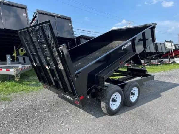 Premier 6 x 12 Low Profile Dump Trailer Landscape Ramp - Image 6