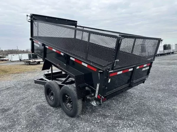 Premier 7 x 12 High Side Dump Trailer Combo Gate and Ramps - Image 5