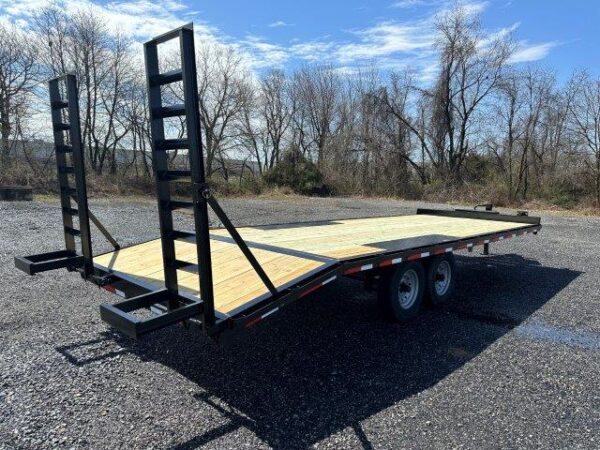 Premier 8.5 x 24 Deck over Equipment Trailer Ladder Ramps - Image 4