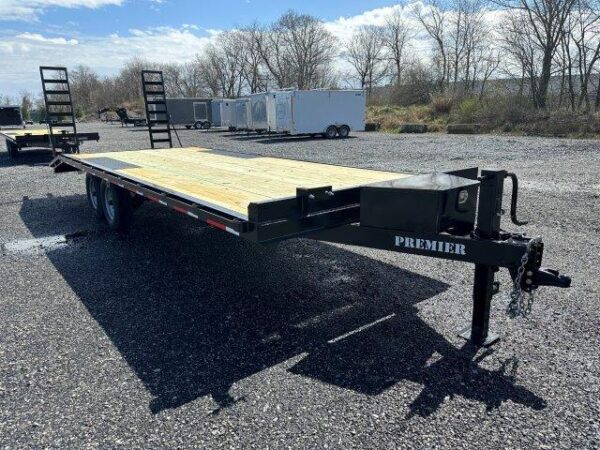Premier 8.5 x 24 Deck over Equipment Trailer Ladder Ramps