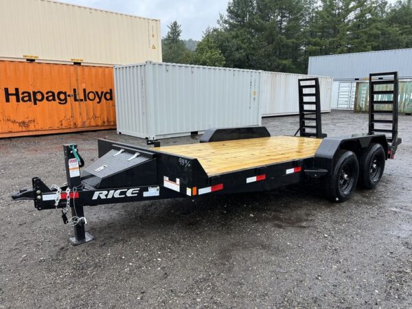 2024 Rice Trailers 7x16 10K Equipment Hauler