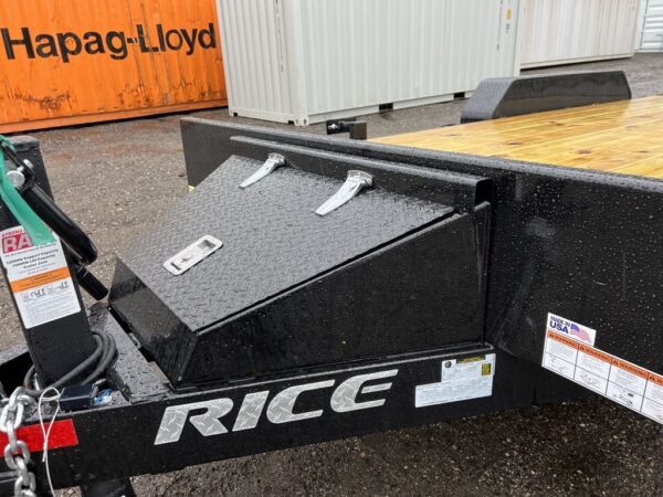 2024 Rice Trailers 7x16 10K Equipment Hauler - Image 3