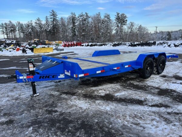 2024 Rice Trailers 7x20 14K Partial Tilt Deck Equipment