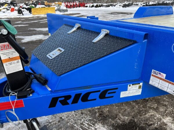 2024 Rice Trailers 7x20 14K Partial Tilt Deck Equipment - Image 4
