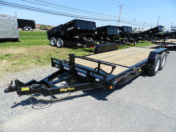Big Tex 7 x 20 Split Tilt Equipment Trailer Tilt Deck - Image 2