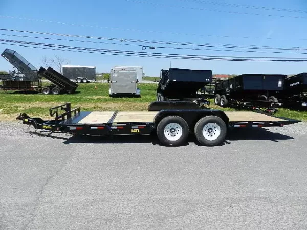 Big Tex 7 x 20 Split Tilt Equipment Trailer Tilt Deck - Image 3