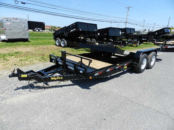 Big Tex 7 x 20 Split Tilt Equipment Trailer Tilt Deck - Image 9